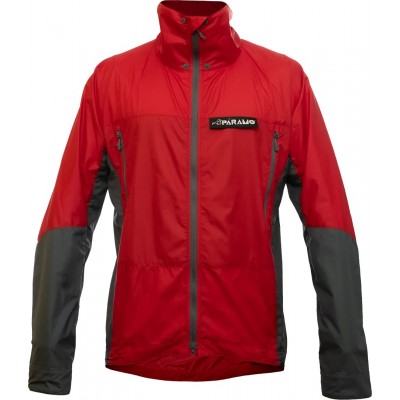 Paramo Mens Velez Windproof Jacket - Fire/Rock Grey